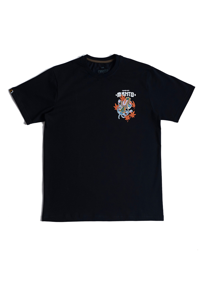 MANTO fudo t-shirt -black